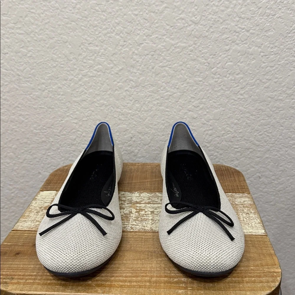 Rothy’s The Ballet Flat Diamond Metallic Size 10.5 NEW - Picture 5 of 9